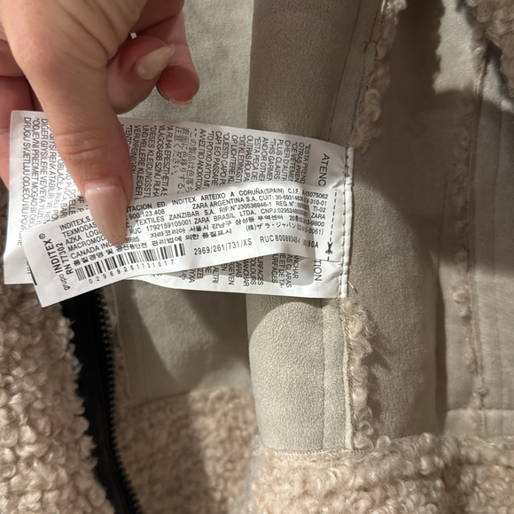 Zara teddy jacket - Picture 4 of 7